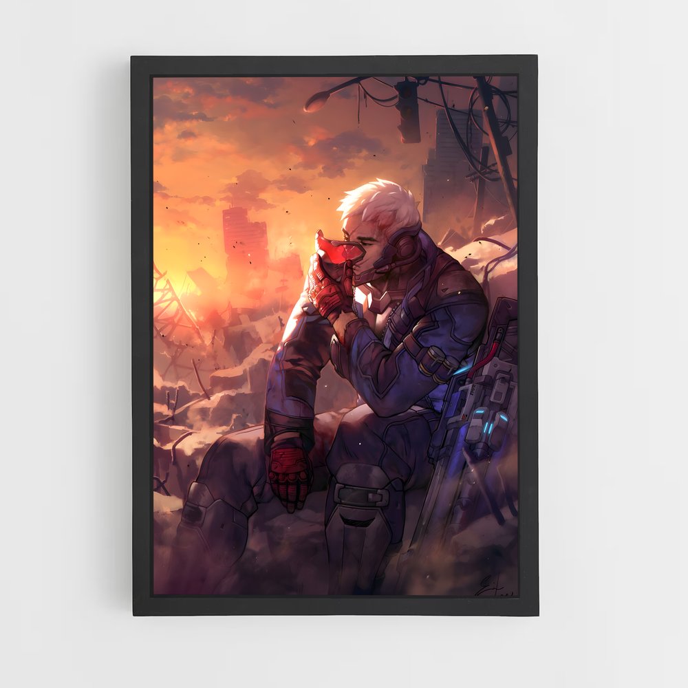 Poster Vanguard Hero – affiche Overwatch (vue 2)